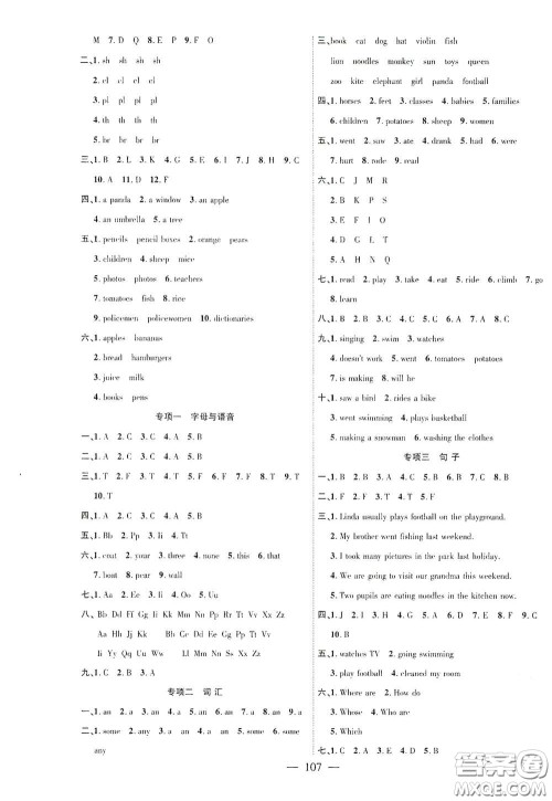 长江少年儿童出版社2020课时掌控六年级英语下册人教PEP版答案 长江少年儿童出版社2020课时掌控六年级英语下册人教PEP版答案