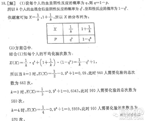 衡水中学2019-2020届高考考前密卷一理科数学试题及答案 衡水中学2019-2020届高考考前密卷一理科数学试题及答案