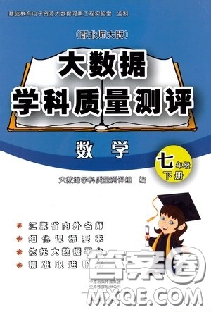 大象出版社2020大数据学科质量测评七年级数学下册人教版答案