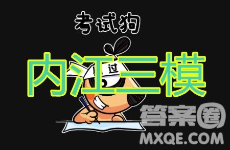 内江市高中2020届第三次模拟考试理科数学试题及答案