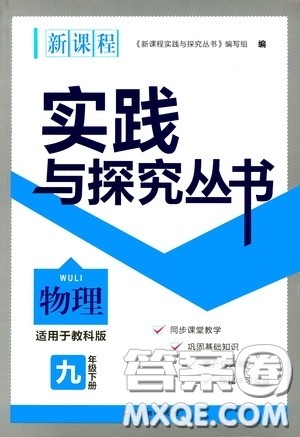 四川教育出版社2020新课程实践与探究丛书九年级物理下册教科版答案 四川教育出版社2020新课程实践与探究丛书九年级物理下册教科版答案