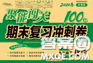 2020春聚能闯关100分期末复习冲刺卷九年级化学下册科粤版答案