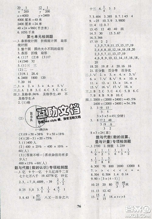 2020新版黄冈360度定制密卷五年级数学下册青岛版五四制答案 2020新版黄冈360度定制密卷五年级数学下册青岛版五四制答案