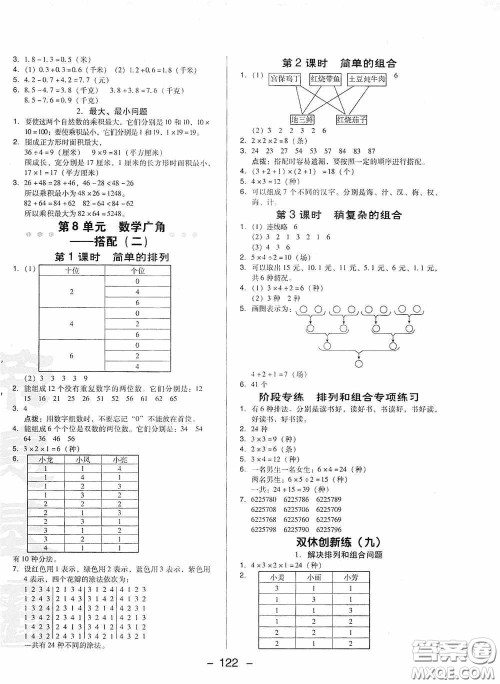 陕西人民教育出版社2020典中点名师划重点三年级数学下册人教版答案 陕西人民教育出版社2020典中点名师划重点三年级数学下册人教版答案