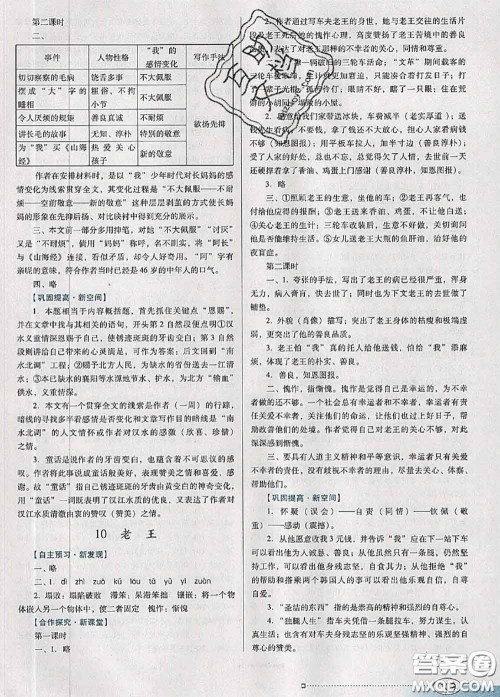 2020新版南方新课堂金牌学案七年级语文下册人教版答案 2020新版南方新课堂金牌学案七年级语文下册人教版答案