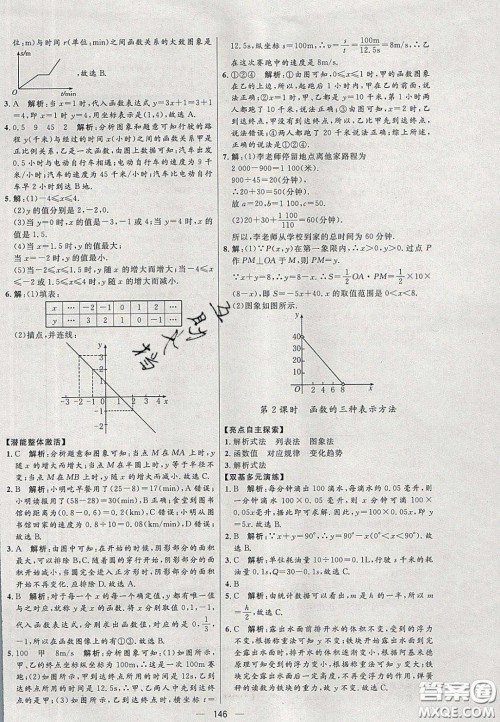 2020年亮点激活中学教材多元演练八年级数学下册人教版答案