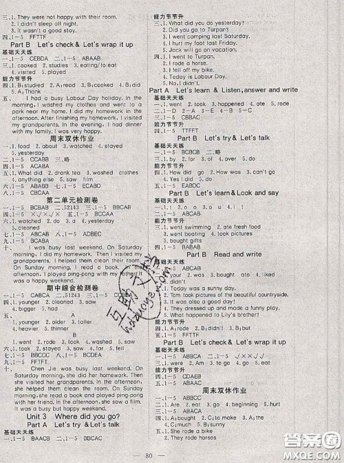 2020新版351高效课堂导学案六年级英语下册人教版答案 2020新版351高效课堂导学案六年级英语下册人教版答案