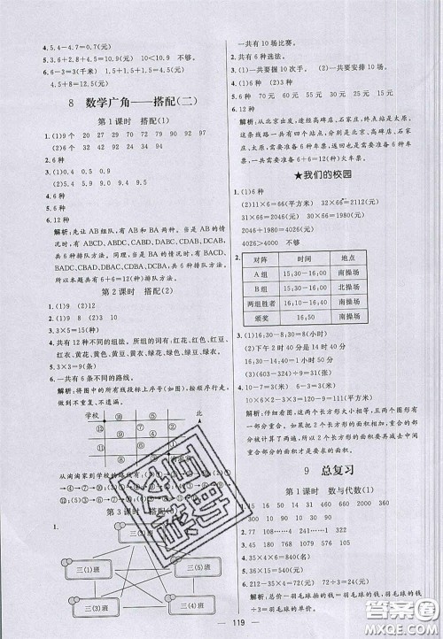 2020亮点激活小学教材多元演练三年级数学下册人教版答案 2020亮点激活小学教材多元演练三年级数学下册人教版答案