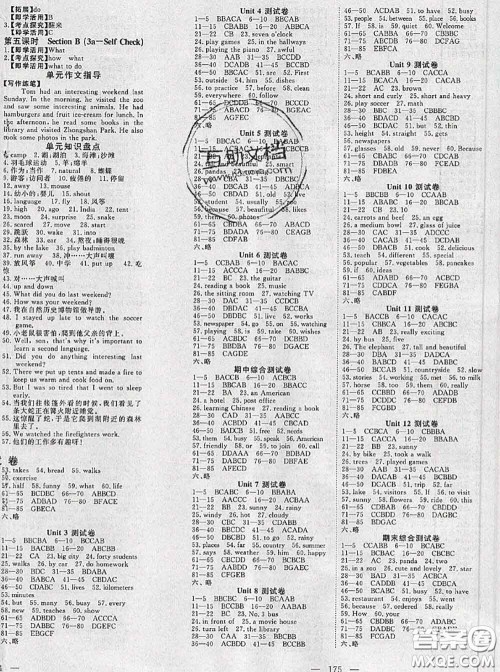2020新版351高效课堂导学案七年级英语下册人教版答案