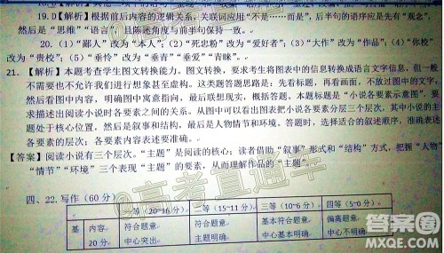 2020年6月梅州市高三总复习质检语文试题及答案 2020年6月梅州市高三总复习质检语文试题及答案