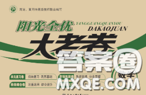 2020新版阳光全优大考卷六年级数学下册苏教版答案