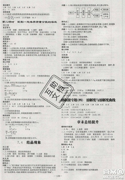 2020初中同步学习导与练导学探究案九年级化学下册科粤版答案