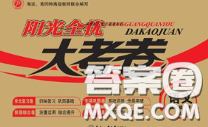 2020新版阳光全优大考卷四年级语文下册人教版答案 2020新版阳光全优大考卷四年级语文下册人教版答案