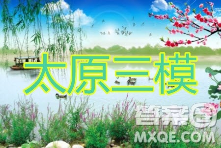 山西省太原市2020年高三年级模拟试题三理科数学试题及答案