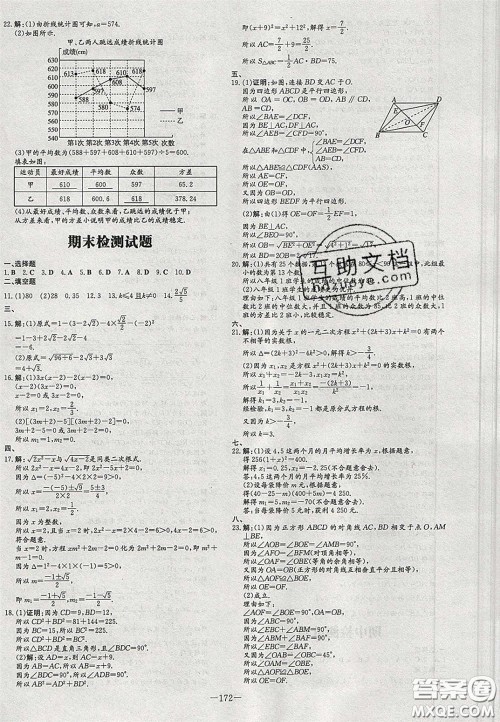 2020年初中同步学习导与练导学探案八年级数学下册沪科版答案 2020年初中同步学习导与练导学探案八年级数学下册沪科版答案