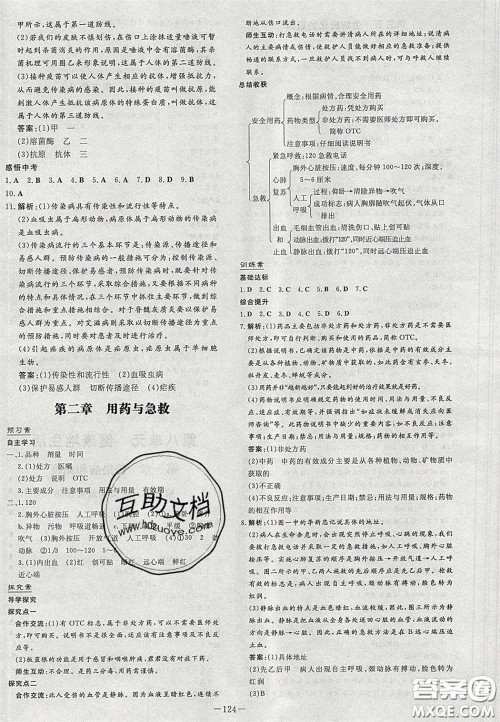 2020初中同步学习导与练导学探究案八年级生物下册人教版答案