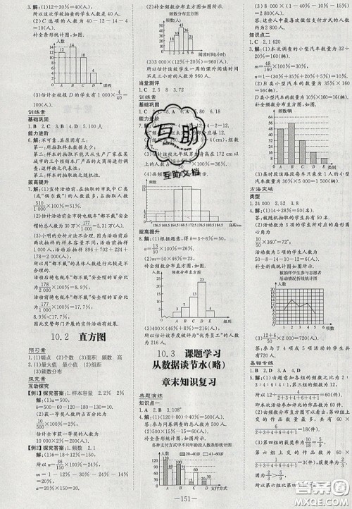 2020初中同步学习导与练导学探究案七年级数学下册人教版答案