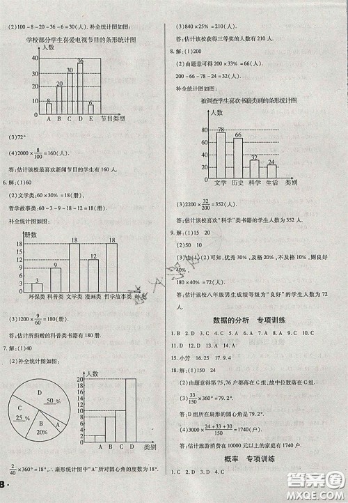 2020辽宁省中考真题分类一卷通数学答案