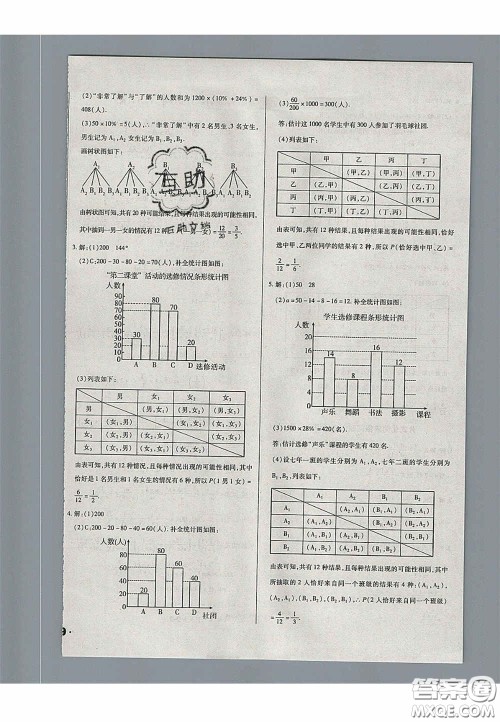 2020辽宁省中考真题分类一卷通数学答案 2020辽宁省中考真题分类一卷通数学答案