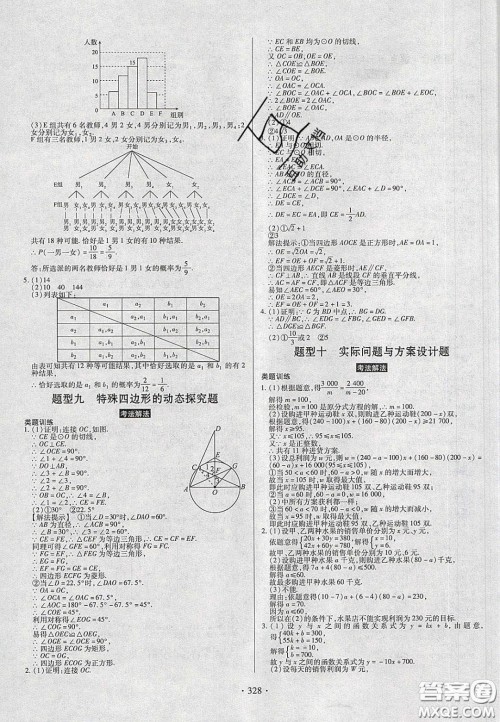 2020年河南中考风向标初中总复习数学答案