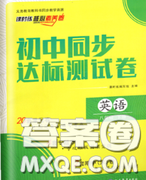 2020春课时练核心素养卷初中同步达标测试卷八年级英语下册答案 2020春课时练核心素养卷初中同步达标测试卷八年级英语下册答案