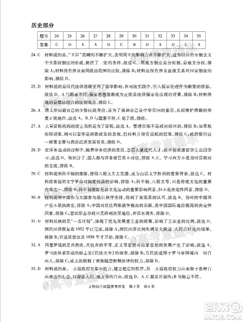 合肥一中2020届高三最后一卷文科综合试题及答案