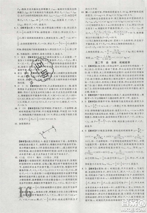 2020年中教联贵州中考新突破物理贵阳版答案