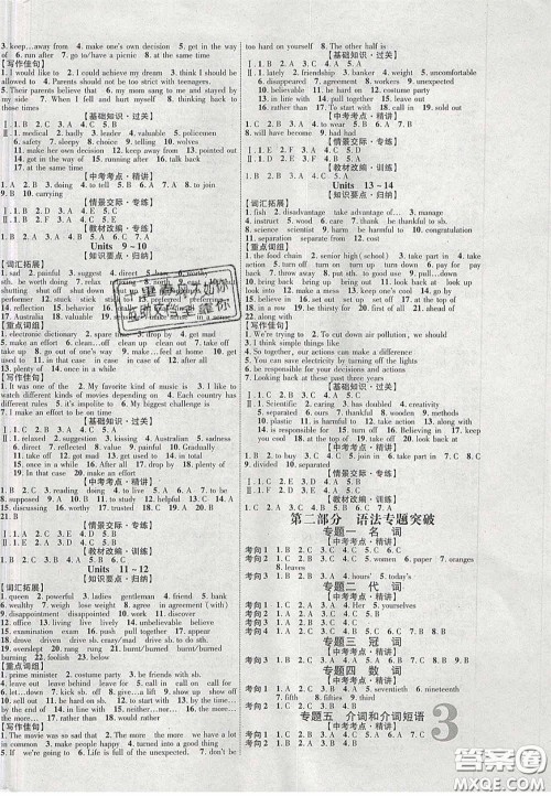 2020年中教联贵州中考新突破英语贵阳版答案 2020年中教联贵州中考新突破英语贵阳版答案