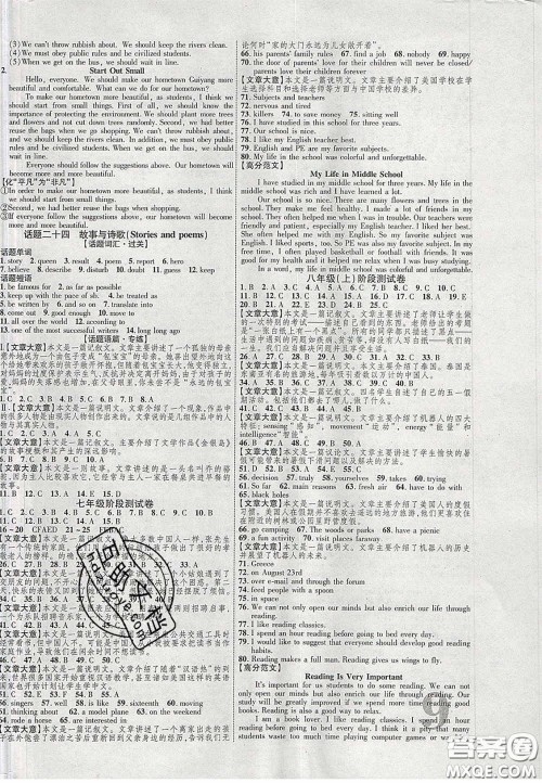 2020年中教联贵州中考新突破英语贵阳版答案 2020年中教联贵州中考新突破英语贵阳版答案