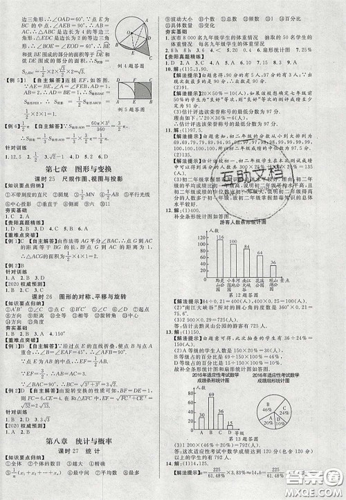 2020年中教联贵州中考新突破数学贵阳版答案 2020年中教联贵州中考新突破数学贵阳版答案