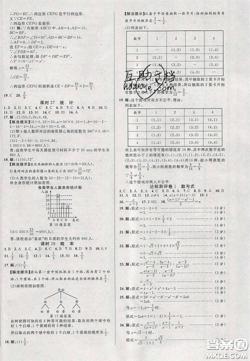 2020年中教联贵州中考新突破数学贵阳版答案 2020年中教联贵州中考新突破数学贵阳版答案