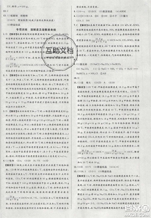 2020年中教联贵州中考新突破化学贵阳版答案 2020年中教联贵州中考新突破化学贵阳版答案