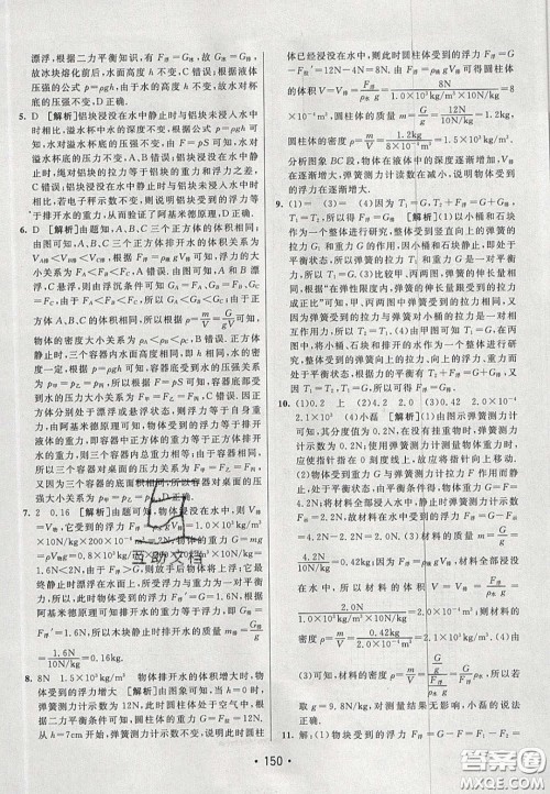 2020年同行学案学练测八年级物理下册鲁教版烟台专版答案 2020年同行学案学练测八年级物理下册鲁教版烟台专版答案