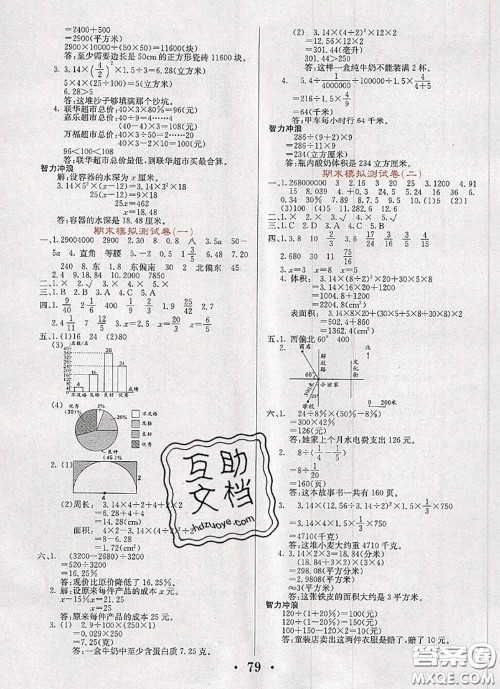 辽宁少年儿童出版社2020年名校名卷六年级数学下册苏教版答案 辽宁少年儿童出版社2020年名校名卷六年级数学下册苏教版答案