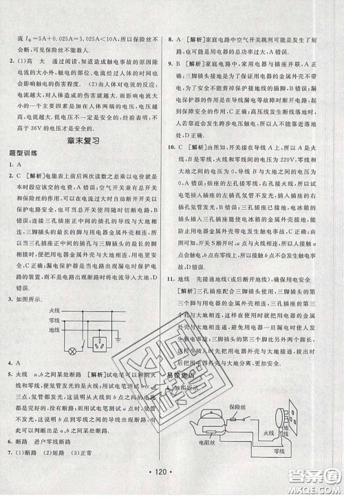 2020年同行学案学练测九年级物理下册人教版答案