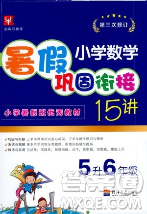 2020年小学数学暑假巩固衔接15讲5升6年级参考答案