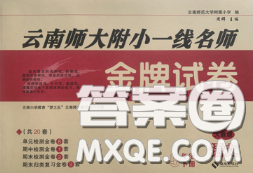 2020年云南师大附小一线名师金牌试卷五年级语文下册人教版答案 2020年云南师大附小一线名师金牌试卷五年级语文下册人教版答案