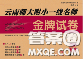 2020年云南师大附小一线名师金牌试卷四年级语文下册人教版答案 2020年云南师大附小一线名师金牌试卷四年级语文下册人教版答案