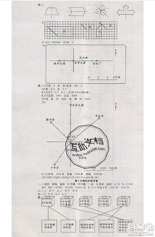 南方出版社2020状元大考卷六年级数学下册苏教版答案