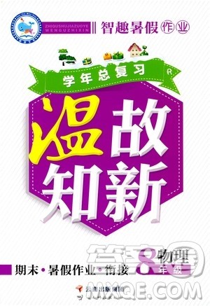 2020年智趣暑假作业学年总复习温故知新物理八年级人教版参考答案