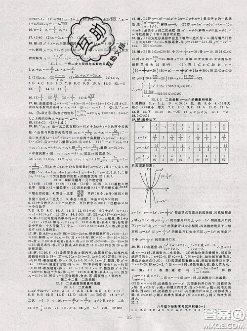 合肥工业大学出版社2020年暑假总动员八年级数学人教版答案