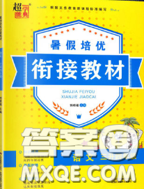 超能学典2020年暑假培优衔接教材三升四语文人教版答案