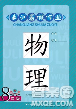 崇文书局2020年长江暑假作业物理八年级参考答案