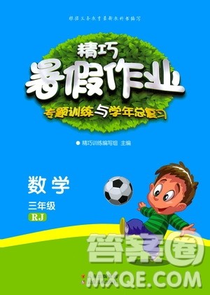 云南美术出版社2020年精巧暑假作业数学三年级RJ人教版参考答案