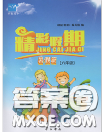 中西书局2020年鹏教图书精彩假期暑假篇六年级数学答案 中西书局2020年鹏教图书精彩假期暑假篇六年级数学答案