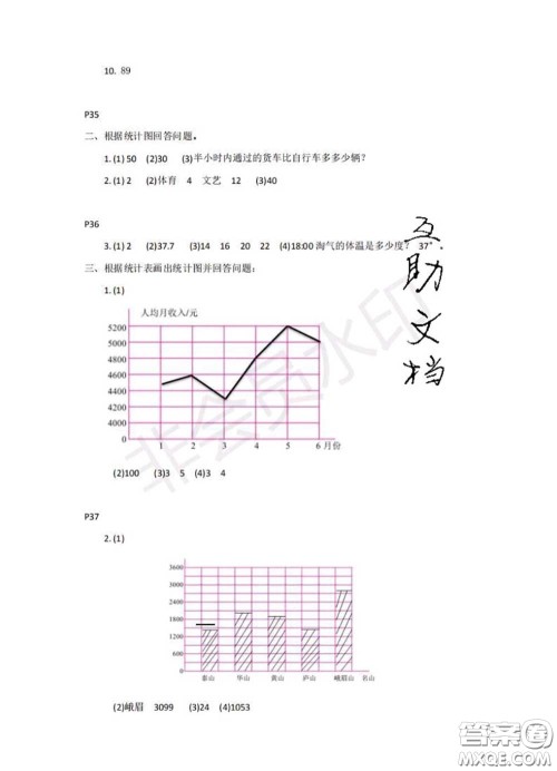 中西书局2020年鹏教图书精彩假期暑假篇四年级数学答案 中西书局2020年鹏教图书精彩假期暑假篇四年级数学答案