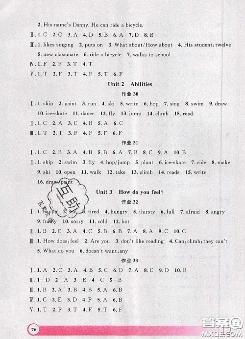 2020年钟书金牌暑假作业导与练三年级英语上海专版参考答案 2020年钟书金牌暑假作业导与练三年级英语上海专版参考答案