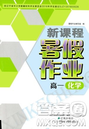 辽海出版社2020年新课程暑假作业高一化学参考答案