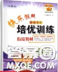 2020年快乐假期走进名校培优训练衔接教材暑假四升五数学答案