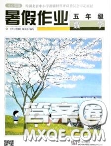 武汉出版社2020年开心假期暑假作业五年级数学人教版答案 武汉出版社2020年开心假期暑假作业五年级数学人教版答案